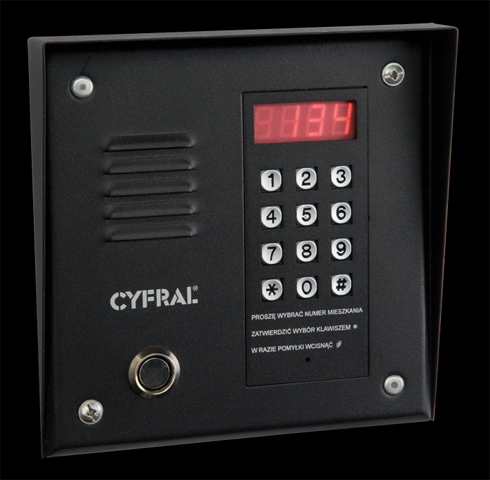 Cyfral PC-1000 TM black domofons