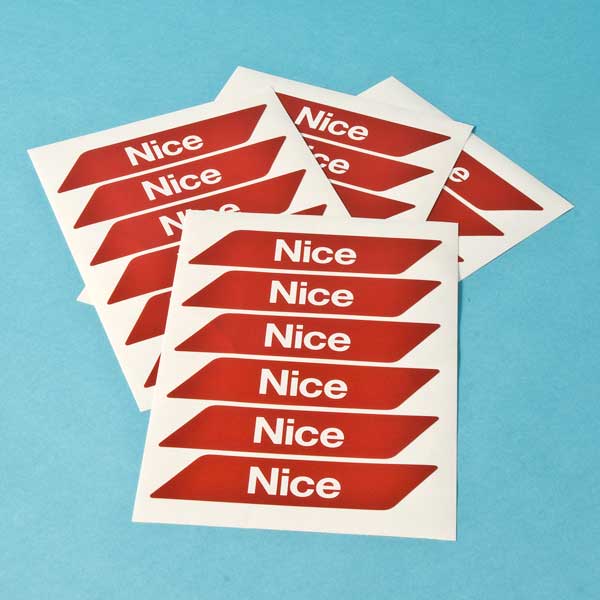 NICE WA10 uzlīmes NICE WA10 uzlīmes